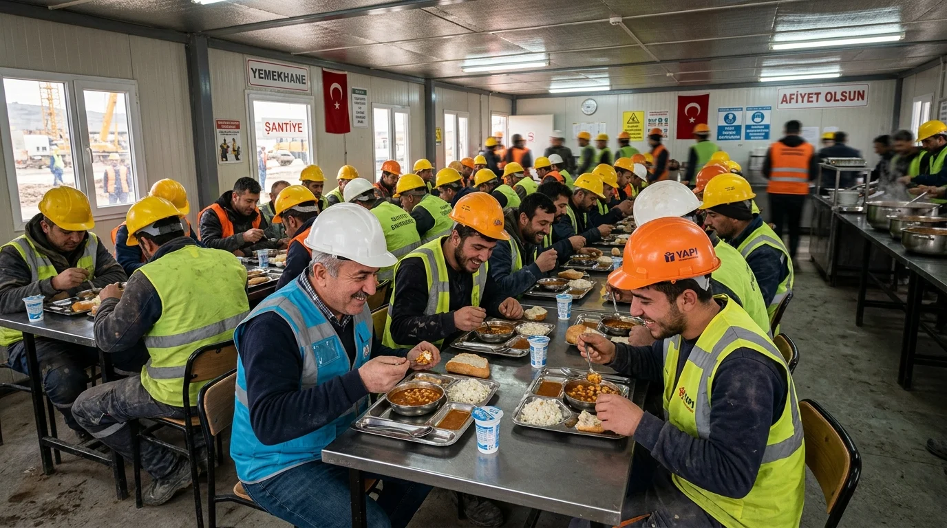 Şantiye Yemek Hizmeti Nasıl Planlanır? Menü, Servis ve Lojistik Rehberi